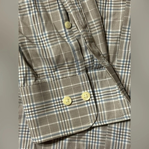Peter Millar Men’s Plaid Button Down Long Sleeve Shirt XL - Picture 2 of 5